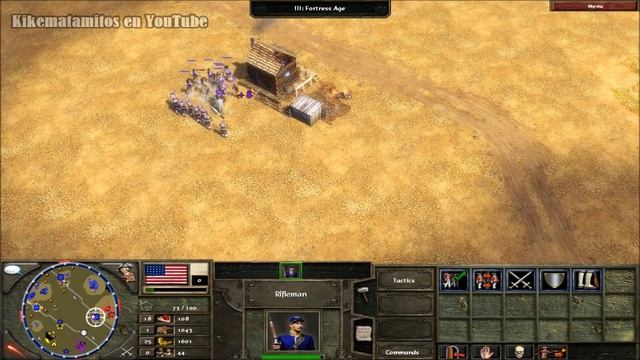 Age of Empires 3 EE.UU.-México vs. Argentina-Brasil. смотреть онлайн