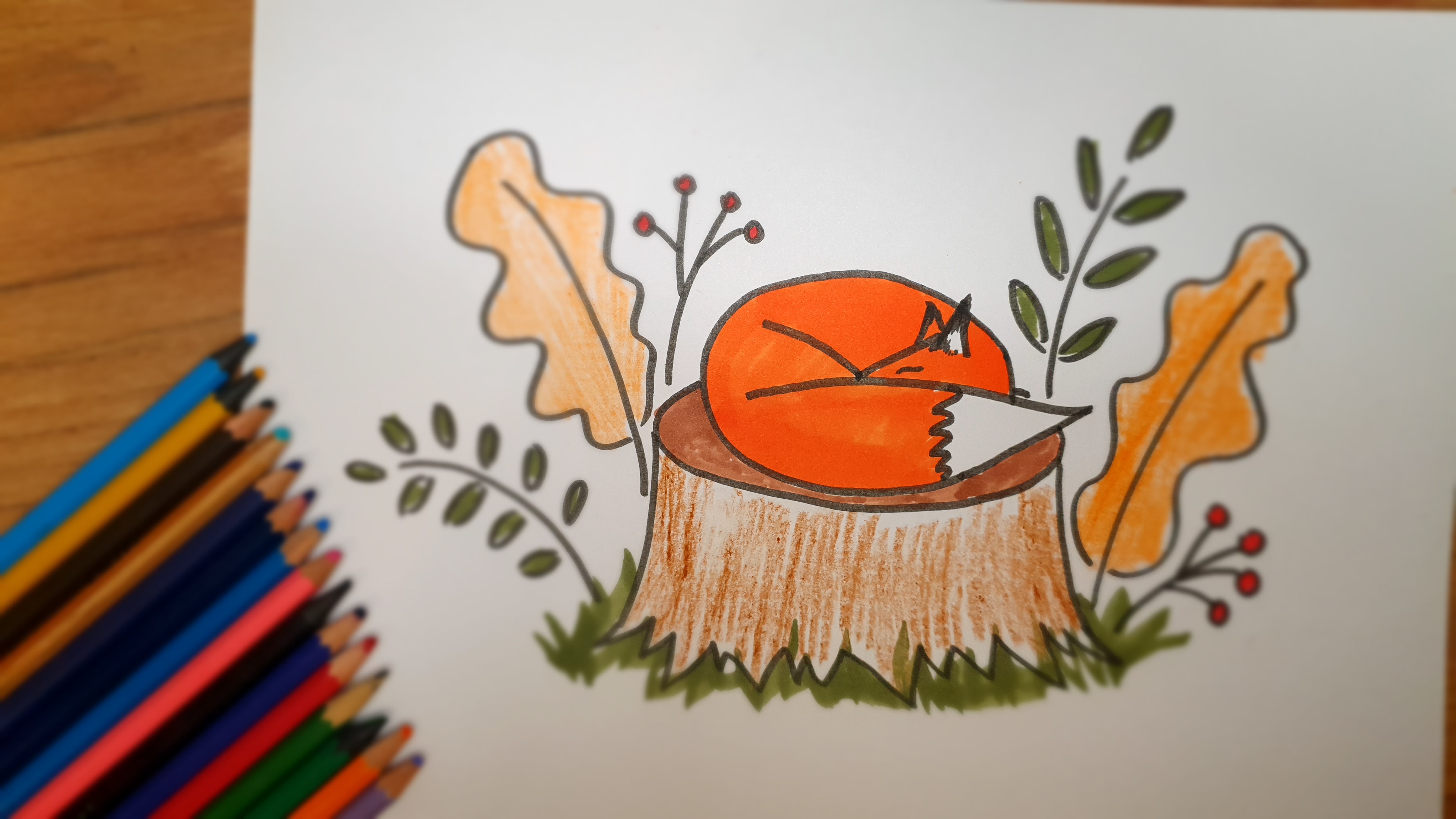 Лисичка из овала ОЧЕНЬ ПРОСТО! смотреть онлайн