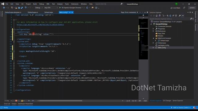 Web.Config File - An Introduction | What is Web.Config & Purpose | DotNet Tamizha | Tamil | asp.net смотреть онлайн