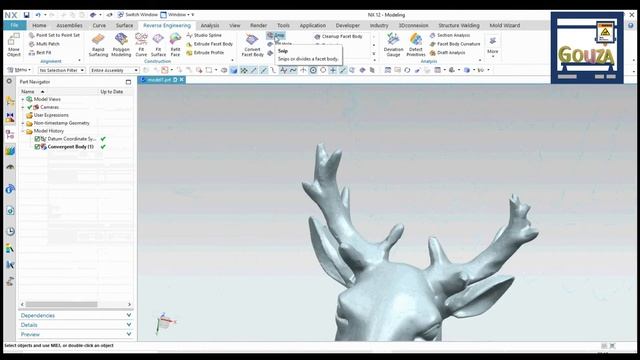 How to use Siemens NX Reverse Engineering Funktions to treat Scan Failures смотреть онлайн