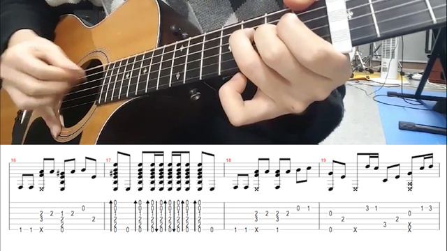 [RE](TAB)Kamado tanjirou no uta-kimetsu no yaiba 19ep. fingerstyle ver смотреть онлайн