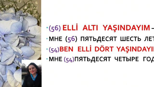 Турецкий язык с нуля . Возврат ,сколько тебе лет - Kaç yaşındasın . смотреть онлайн