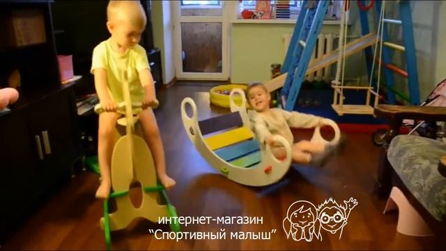 Детские качалки-каталки Радуга и Лошадка смотреть онлайн