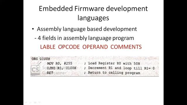 Embedded Firmware Module 4