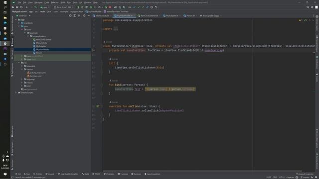 RECYCLERVIEW CLICK LISTENER смотреть онлайн