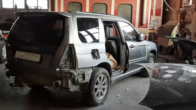 Малярно кузовной ремонт Субару Форестер смотреть онлайн