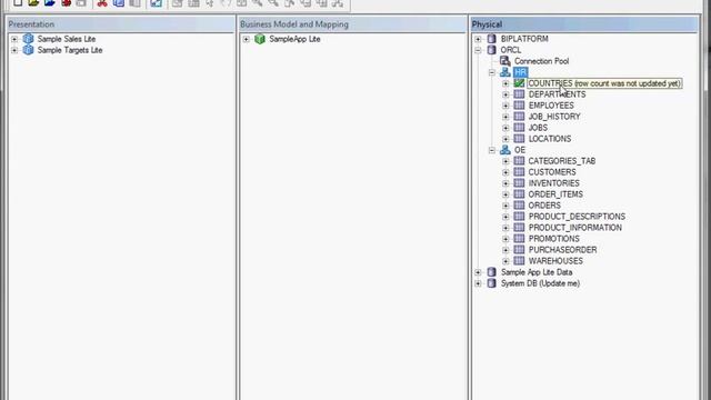 OBIEE creating the physical layer смотреть онлайн