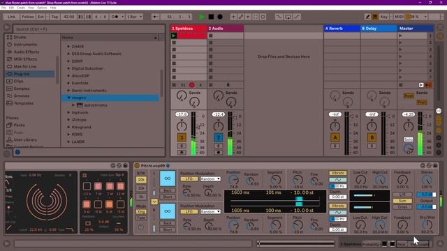 "patch from scratch" of Blue Flower (Prob Arp, Speldosa, Petal, PitchLoop89, autochroma, Transit) смотреть онлайн
