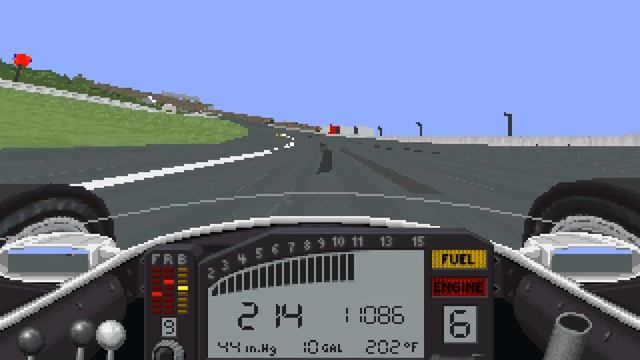 IndyCar Racing (PC/DOS) "Michigan Race" 1993, Papyrus Design Group смотреть онлайн