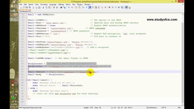 Php Code To Send Email Using Smtp Server смотреть онлайн