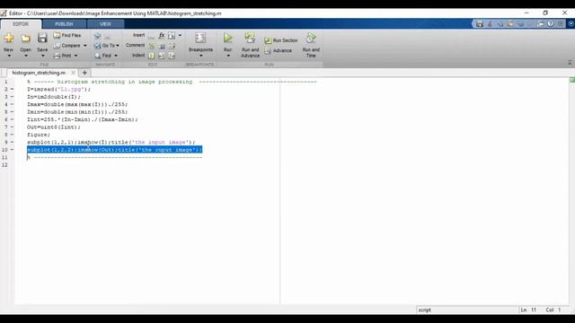 histogram equalization grayscale images matlab смотреть онлайн