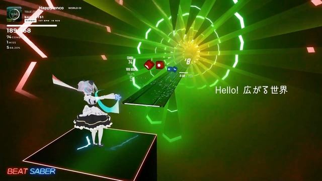 【BeatSaber】Happy encount (TV size) / TRUE【低スペックPCとOculus Quest 2だけでトラッキング】 смотреть онлайн