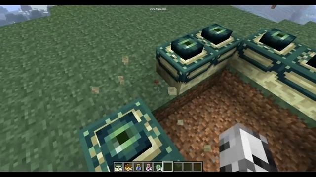Minecraft- How to make THE END PORTAL Tutorial ! смотреть онлайн
