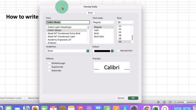 How to write Subscript in Excel on MAC смотреть онлайн