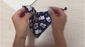 Как сшить слюнявчик за 15 минут? Модный нагрудник, бандана, слюнявчик.