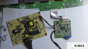 Белый экран на мониторе AcerV193HQ (Простой ремонт)