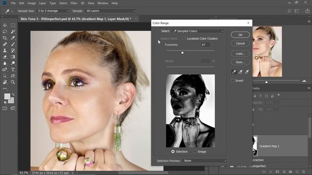 Equalize Skin Tones in Photoshop смотреть онлайн