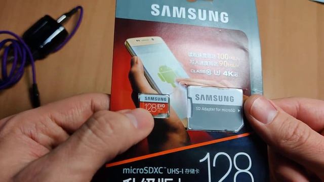 SAMSUNG EVO Micro SD распаковка с АлиЭкспресс. Одна из лучших. смотреть онлайн