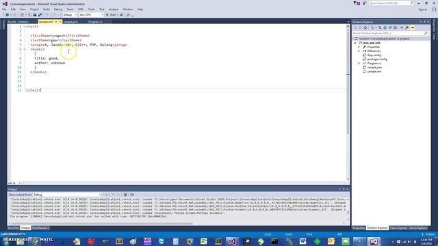 C# dynamic object to process XML and JSON in 6 min смотреть онлайн