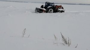 Т-40 И САМОДЕЛЬНЫЙ ШНЕКОРОТОР  В ХОРОШЕМ СНЕГУ
