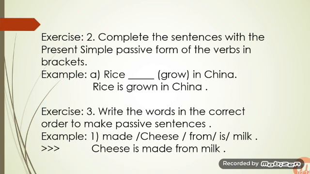 Beshik toi and present simple passive from work book exercises смотреть онлайн