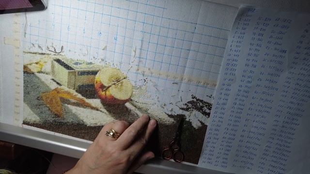 Вышивка крестиком. Как я вышиваю ? Примерно так....молча... смотреть онлайн