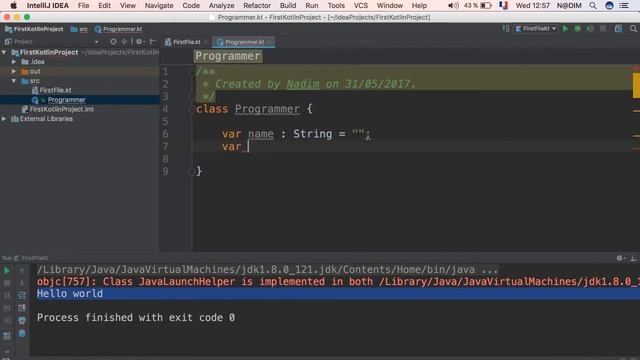 #2 Kotlin Tutorial Class | Object - كوتلين البرمجة الكائنية смотреть онлайн