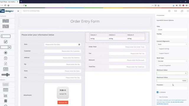 Inline Input Grid Text Masks смотреть онлайн