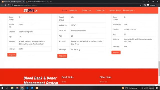 ? Blood Bank Donation Management System using PHP and MySQL | PHP Project For beginners смотреть онлайн