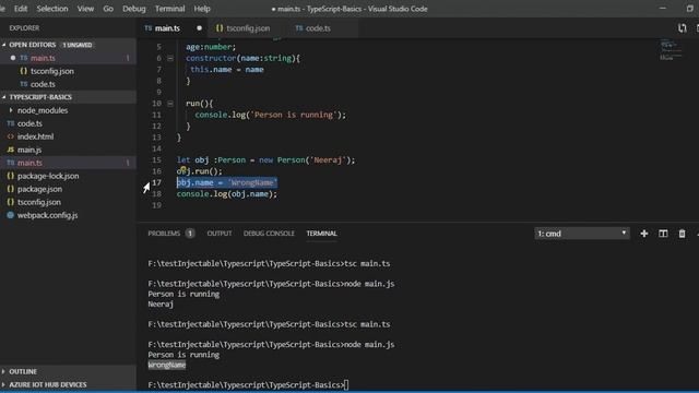 Typescript Refresher | class extended смотреть онлайн