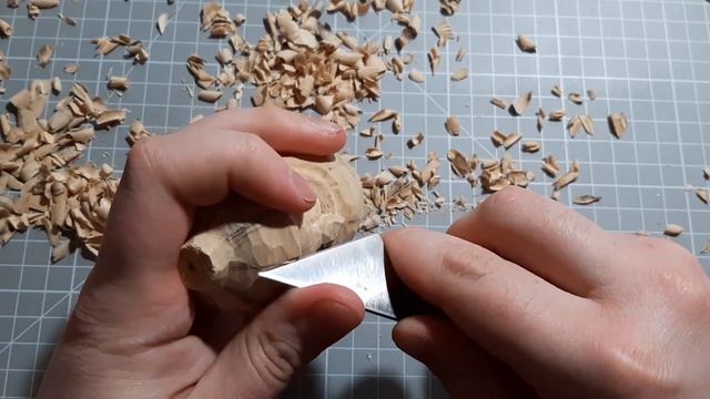 Резьба по дереву фигурка Лесной Дух / Wood carving figurine Forest Spirit смотреть онлайн