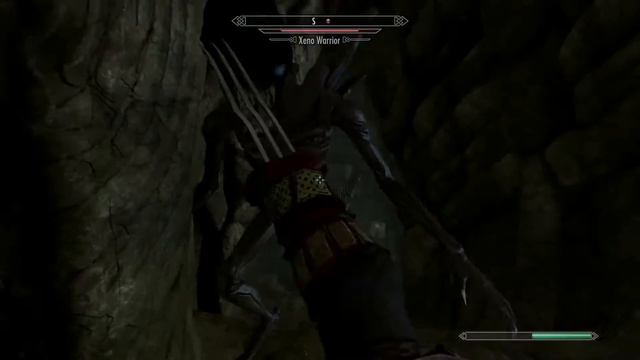 The Predator And Xenomorph Mod in Skyrim Remastered Xbox One, Shoulder Cannon Built part 4 смотреть онлайн