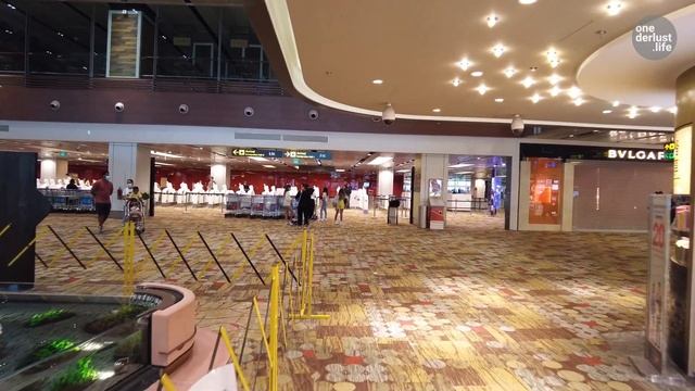Singapore Changi Airport Departure And Transit Area Terminal 1 (4K UHD)