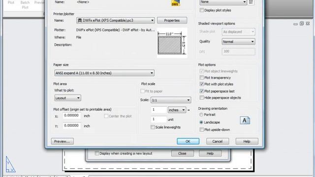 Plot a Drawing Layout - AutoCAD LT 2011 смотреть онлайн