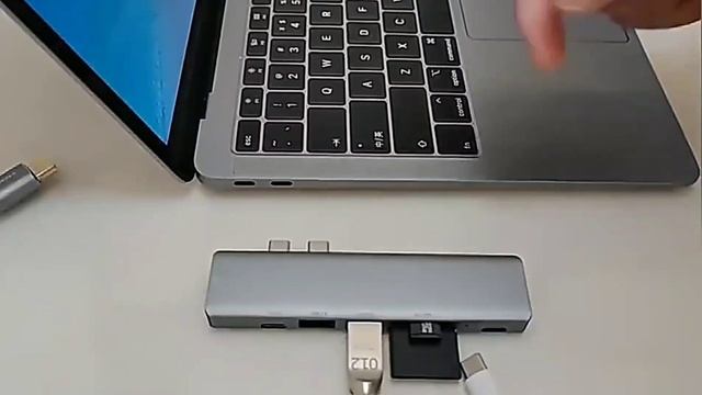 Hub Macbook Pro E Air Thunderbolt Hdmi 4k Adaptador Usb-c Pd смотреть онлайн