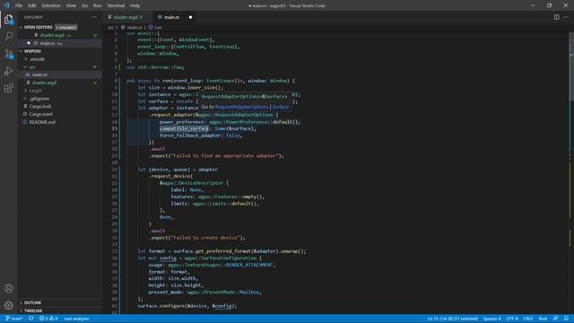 Rust wgpu (3): Create a Colorful Triangle смотреть онлайн