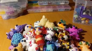 мои амигуруми из бисера?♥️?✨ #бисероплетение #амигуруми #амигурумиизбисера #бисер