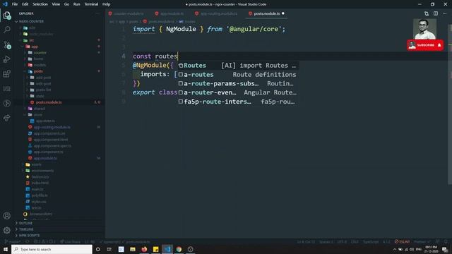 20. Implement Lazyloading for the routes in the ngrx application - Angular NGRX смотреть онлайн