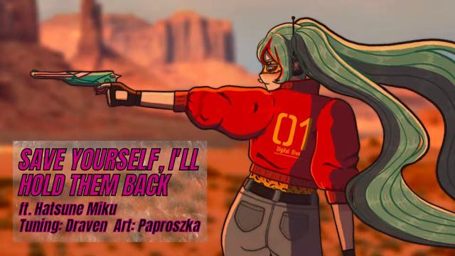 Save Yourself I'll Hold Them Back but it's sung by Hatsune Miku (My Chemical Romance Vocaloid cover смотреть онлайн