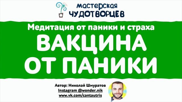 ВАКЦИНА ОТ ПАНИКИ (медитация от паники и страха Николая Шмуратова) смотреть онлайн