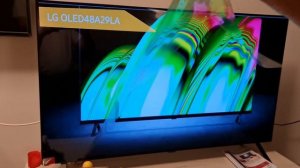 LG OLED48A2 защитную плёнку надо снять обязательно(мешают теплообмену, выгорают панели от перегрева