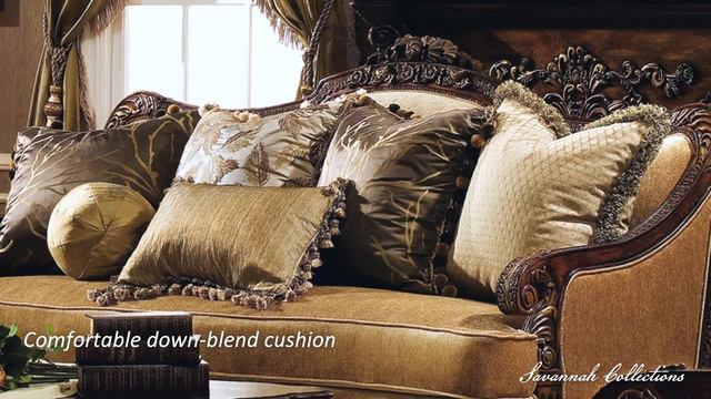 Victorian Living Room Collection in Antique Walnut by Savannah Collections - Century Furniture смотреть онлайн