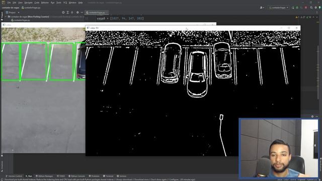 Sistema Contador de Vagas de Estacionamento - Opencv Python смотреть онлайн