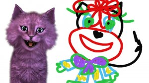 ТРИ КОТА  СОБИРАЕМ МОЗАЙКУ И РИСУЕМ С ГОВОРЯЩИМ КОТЕНКОМ АБИ Развивающие игры