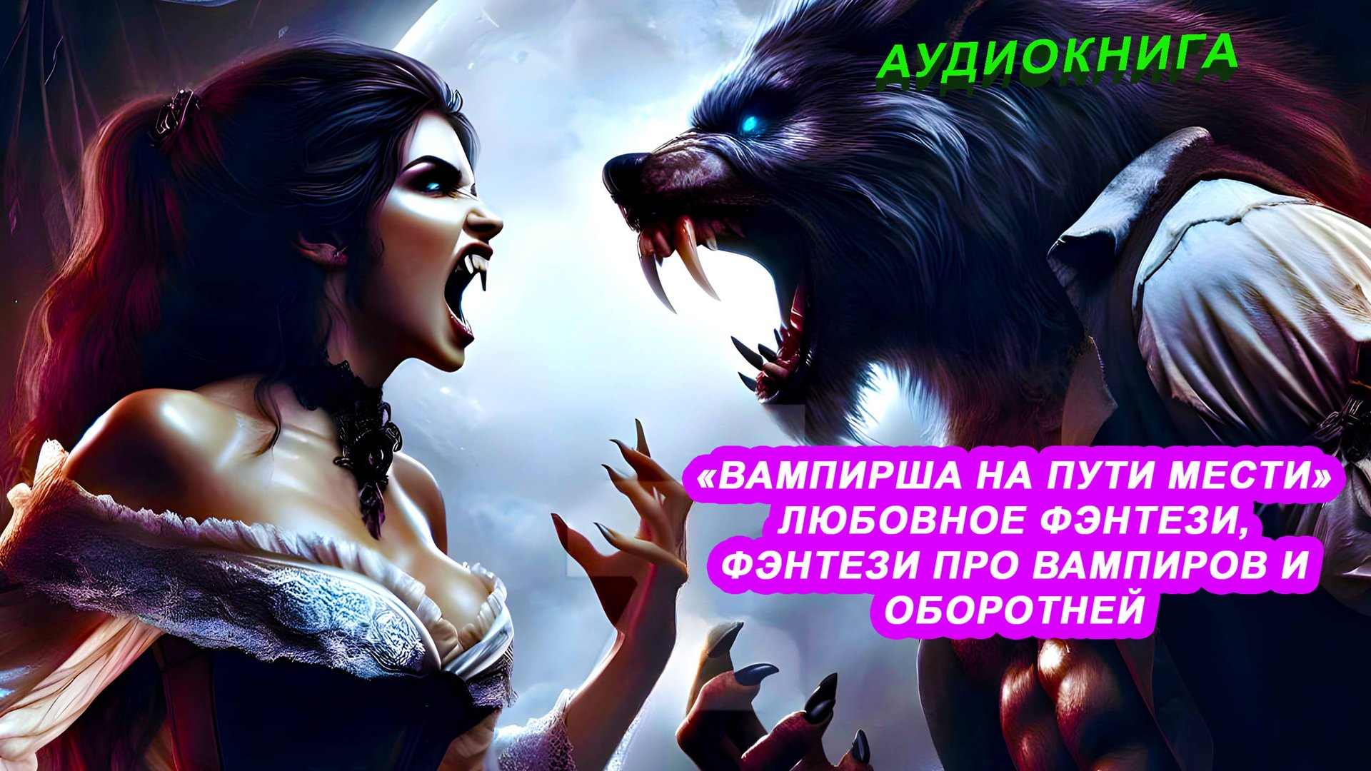 АУДИОКНИГА Вампирша на пути мести. Любовное Фэнтези, Фэнтези про Вампиров и Оборотней смотреть онлайн