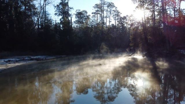 River Fog 2 - Drone 4K Stock Video Footage смотреть онлайн