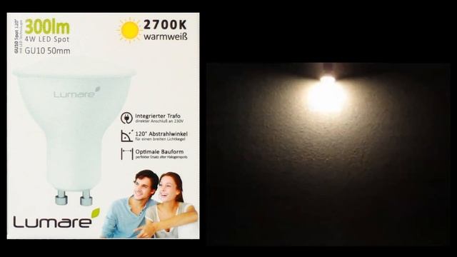 Lumare LED (GU10) - PWM flicker смотреть онлайн
