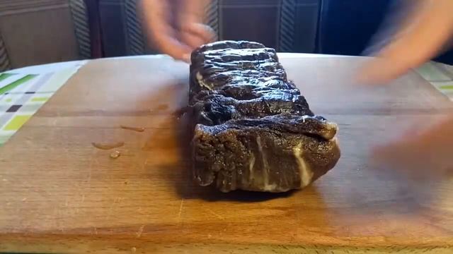 Бастурма из говядины. Мраморная! Вяленое мясо смотреть онлайн