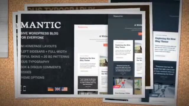 Semantic - Responsive Clean WordPress Blog Theme + Download смотреть онлайн