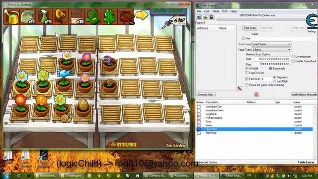 Plants Vs Zombies Cheat Engine смотреть онлайн